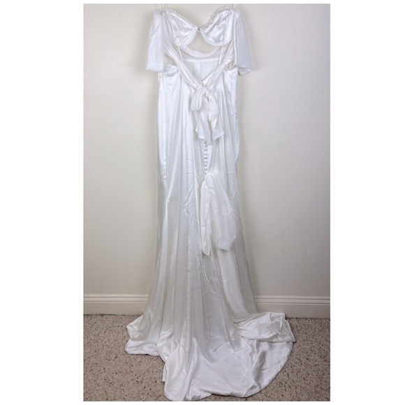 For Love & Lemons | Cora Wedding Bridal Dress White - Picture 8 of 14